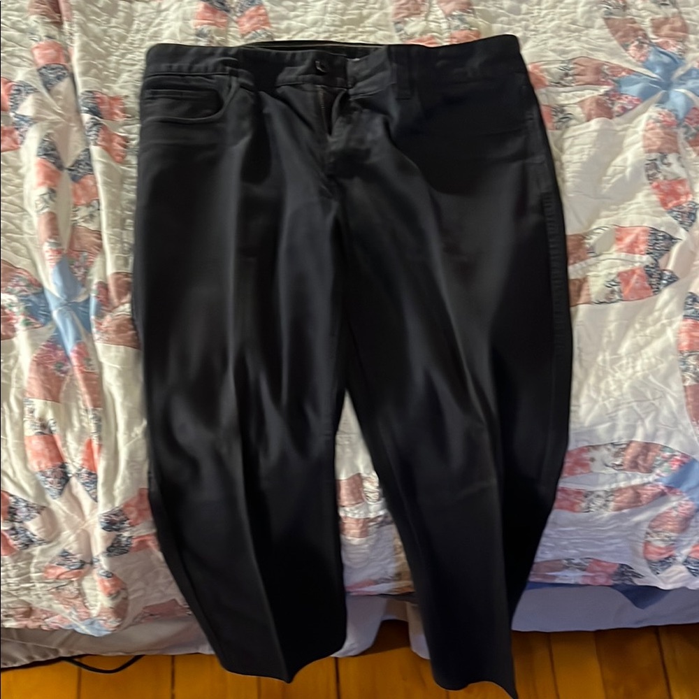 Brixton Black Dress Pants Relaxed Fit - Navy - 34x32